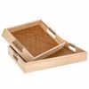 Iliadis Set ton 2 Diskos Xulinos me Psatha 40x30x6cm 90180