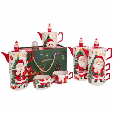 Iliadis Κεραμική Τσαγιέρα με 2 Κούπες σε Κουτί σε 4 Σχέδια 91488