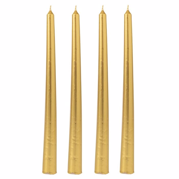 Iliadis Set ton 4 Keri Benetsianiko Metallize Xruso 25cm 91597