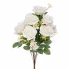 Iliadis Bouketo me Lefka Triantafulla x10 52cm 92882