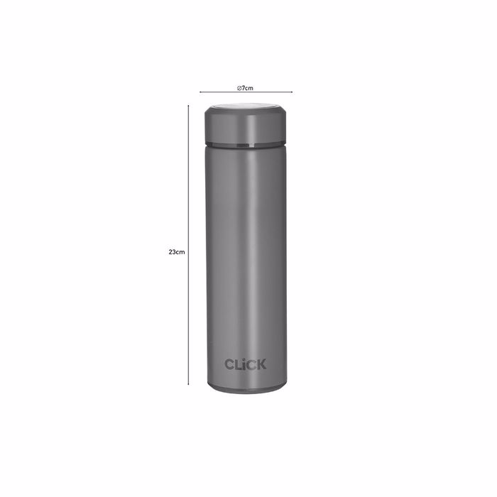 Click Thermos Metallikos se Skouro Prasino 450ml F7x23cm 6-60-624-0005