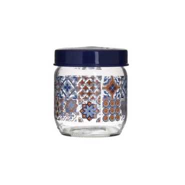 Inart Δοχείο με Καπάκι Γυάλινο/Pl 425cc Φ8Χ10 6-60-805-0070 Inart Δοχείο με Καπάκι Γυάλινο/Pl 425cc Φ8Χ10 6-60-805-0070