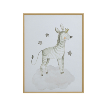 Click Πίνακας Παιδικός ''Ζέβρα'' Πλαστικός με Πλαίσιο 30x2x40cm 6-90-524-0005