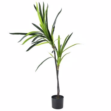 Iliadis Τεχνητό Δέντρο Δράκαινα 125cm σε Μαύρη Πλαστική Γλάστρα 77031