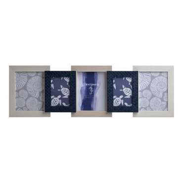 INART ΠΟΛΥΚΟΡΝΙΖΑ 5 ΘΕΣΕΩΝ ΠΛΑΣΤΙΚΗ ΜΠΛΕ/ΕΚΡΟΥ 3-30-202-0072