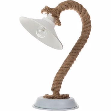 INLIGHT ΕΠΙΤΡΑΠΕΖΙΟ ΦΩΤΙΣΤΙΚΟ ΣΧΟΙΝΙ ΛΕΥΚΟ E27 Φ20x40cm 3438