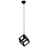 Inlight Fotistiko Orofis Kubos Metalliko Mavro E27 26X26cm 4400-1