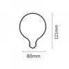 INLIGHT E27 LED Filament G80 8W 800Lm 2700K Thermo Lefko 7.27.08.39.1