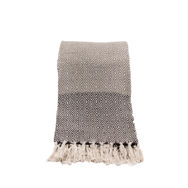 InTheBox - Maison ROMVOS Ριχτάρι Βαμβακερό/Polyester Μπεζ/Καφέ 130x170cm 014644