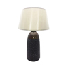 InTheBox - Maison GALAXY Epitrapezio Fotistiko Keramiko Ggri me Lefko Kapelo 1xE27 F40.5x63cm 016236