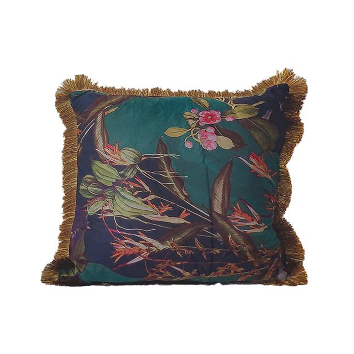 InTheBox - Maison BLOSSOM Diakosmitiko Maxilari Beloudino/Polyester Poluxromo 45x45cm 018926