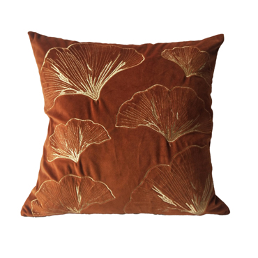 InTheBox - Maison VENTALIA Διακοσμητικό Μαξιλάρι Βελούδινο Terracotta/Χρυσό 45x45cm 020461