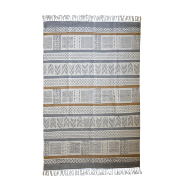 InTheBox - Maison TECCATI Χαλί Βαμβακερό Μπεζ Πολύχρωμο 120x190cm 021450