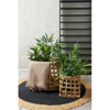 InTheBox - Maison DALAT Set ton 2 Kalathi apo uakintho/Sidero Fusiko 44x44x46cm 021905