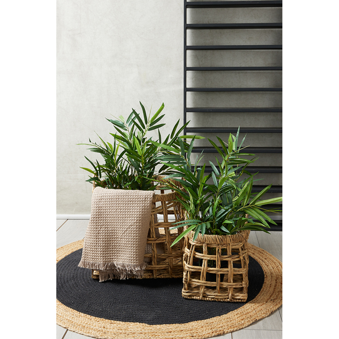 InTheBox - Maison DALAT Set ton 2 Kalathi apo uakintho/Sidero Fusiko 44x44x46cm 021905
