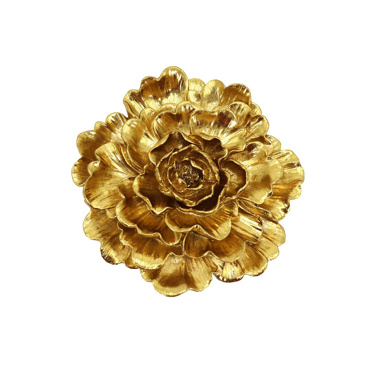 InTheBox - Maison GOLDEN ROSE DECO Διακοσμητικό Τοίχου Resin Χρυσό Φ24x5cm 022298