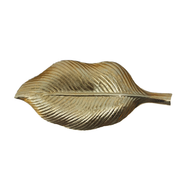 InTheBox - Maison WIND Πιατέλα Resin Χρυσή 30.5x14.5x5cm 023532