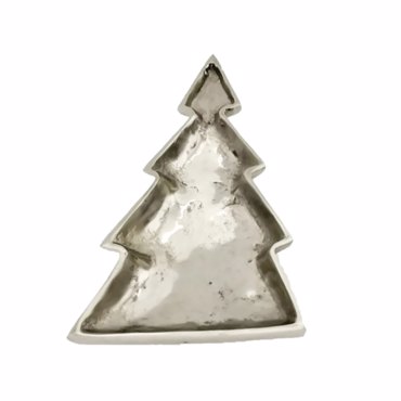 InTheBox - Maison XMAS SNIDEN Πιατέλα Αλουμινίου Ασημί 32x18x5cm 027086