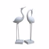 InTheBox - Maison FLAMINGO COUPLE Set ton 2 Diakosmitiko Flaminggo apo Texniti Petra Bez 41x26x116cm 029266