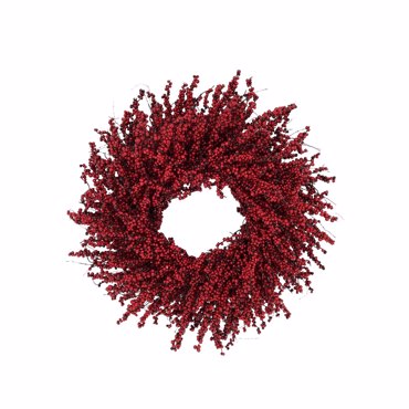 InTheBox - Maison XMAS RED BERRY A Στεφάνι με Γκι Polyfoam PVC Κόκκινο Φ60cm 031060