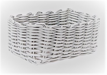 Arvix Σετ 3 τεμ Καλάθι Αποθήκευσης Πλαστικό Λευκό AX00012202