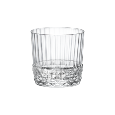 Bormioli Rocco Σετ 6 Τεμαχίων Ποτήρι Ουίσκι Γυάλινο 'America 20s' 30cl Διάφανο BR00113330