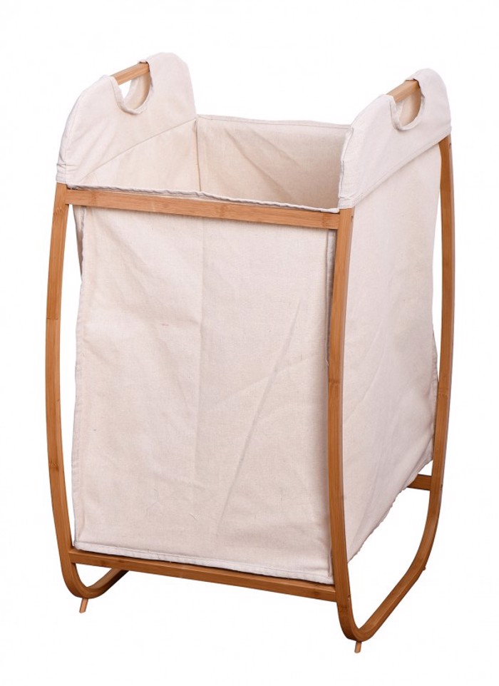 Max Home Kalathi Apluton SJ-218012W Bampou me Lefko ufasma 43x43x77cm FNSJ218012W