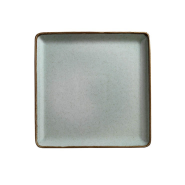 Kanellopoulos Πιάτο Ρηχό Πορσελάνης Τετράγωνο 'MOOD' P03 Green 19X19cm KXTAN31919
