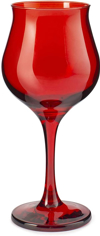 Kanellopoulos Set 6 Tem. Potiri Nerou 370ml Gyalino Kolonato WAVY RED PB44026800