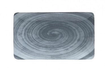 Oriana Ferelli Πιατέλα Ορθογώνια Γκρι/Λευκή 31x21cm 18252/Grey PR18252621