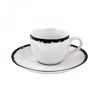 Oriana Ferelli Set 6 tem. Futzani/Piataki Kafe Porselanis 90cc 18274-63/White PR182746310
