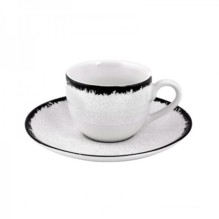 Oriana Ferelli Set 6 tem. Futzani/Piataki Kafe Porselanis 90cc 18274-63/White PR182746310