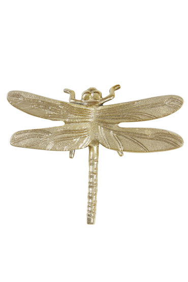 l'arte Επιτραπέζιο Διακοσμητικό 'Dragonfly' Μεταλλικό Χρυσό 22.5x18x5cm