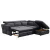 Liberta - Maison MONSERAT Καναπές-Κρεβάτι Ανθρακί με Δεξιά Γωνία 254x224x90cm 01-2602 Liberta - Maison MONSERAT Kanapes-Krebati Anthraki me Dexia Gnia 254x224x90cm 01-2602