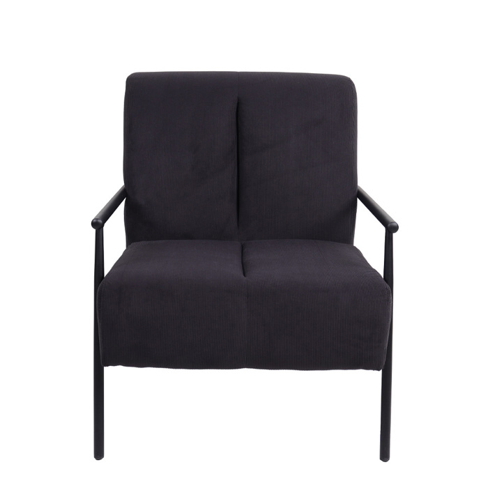 Liberta - Maison KIOTO Πολυθρόνα Γκρι Σκούρη 64x76x81cm 01-3107 Liberta - Maison KIOTO Poluthrona Ggri Skouri 64x76x81cm 01-3107