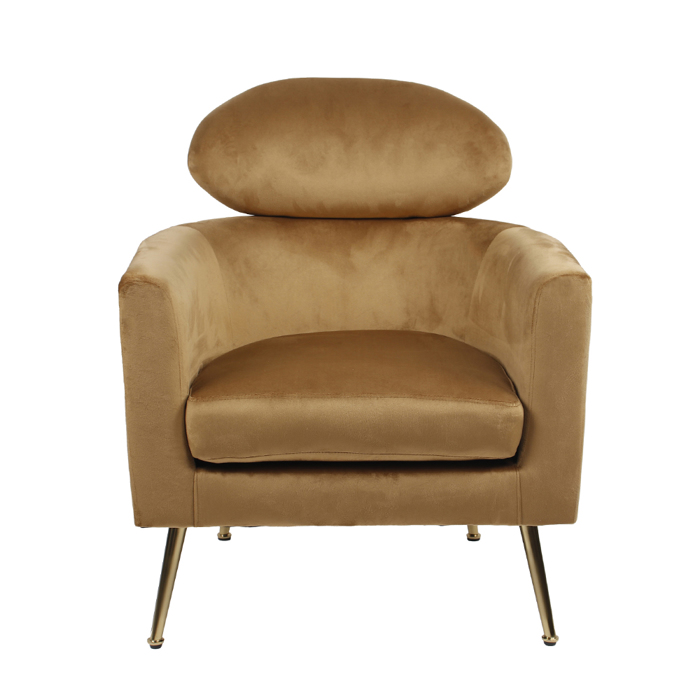 Liberta - Maison TESTA Πολυθρόνα Χρυσή 72x76x85cm 01-3145 Liberta - Maison TESTA Poluthrona Xrusi 72x76x85cm 01-3145