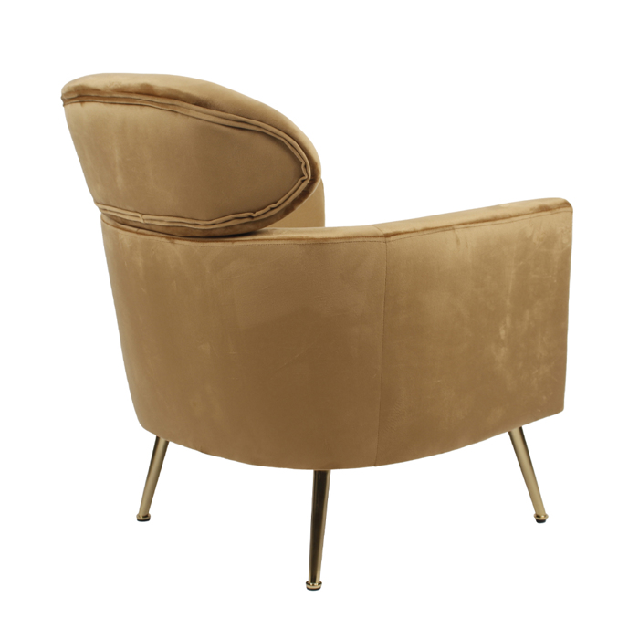 Liberta - Maison TESTA Πολυθρόνα Χρυσή 72x76x85cm 01-3145 Liberta - Maison TESTA Poluthrona Xrusi 72x76x85cm 01-3145