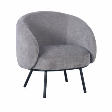 Liberta - Maison MALU Πολυθρόνα Γκρι 74x68x74cm 01-3234