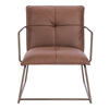 Liberta - Maison STANDBY Poluthrona Episkepti Kafe/Gunmetal 65x67x81cm 01-3390