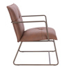 Liberta - Maison STANDBY Poluthrona Episkepti Kafe/Gunmetal 65x67x81cm 01-3390