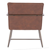 Liberta - Maison STANDBY Poluthrona Episkepti Kafe/Gunmetal 65x67x81cm 01-3390