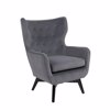 Liberta - Maison MEGA Poluthrona se Anoixto Ggri Xroma 75x83x103cm 01-3460