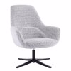 Liberta - Maison TIFFANY Poluthrona Lefki me Pattern Peristrefomeni 80x75x90cm 01-3533