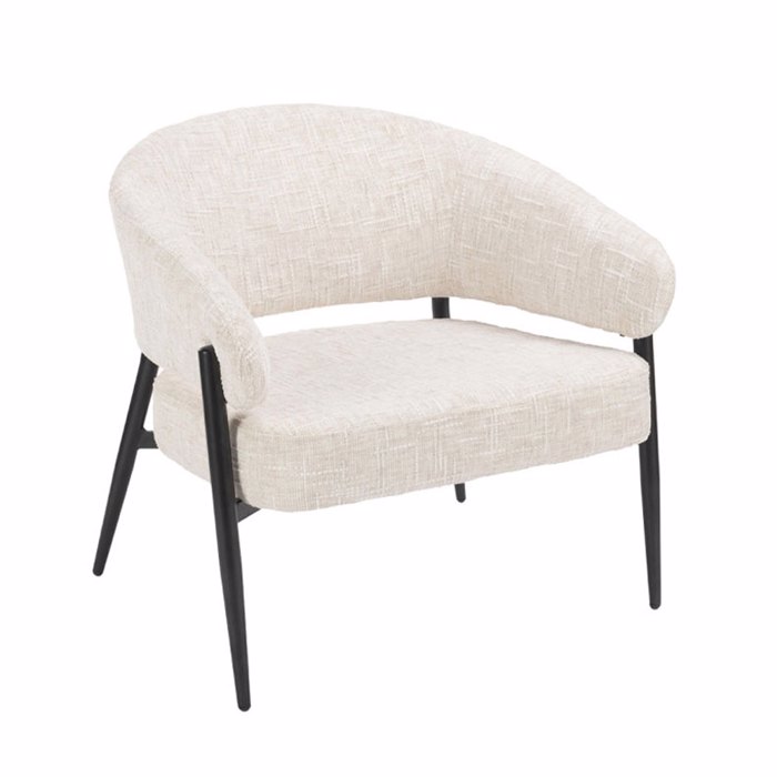 Liberta - Maison MORITZ Πολυθρόνα Beige Ανοιχτό 73x72x75cm 01-3585 Liberta - Maison MORITZ Poluthrona Beige Anoixto 73x72x75cm 01-3585