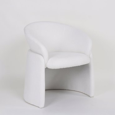 Liberta - Maison FRU Πολυθρόνα Λευκή 71x63x78cm 01-3633