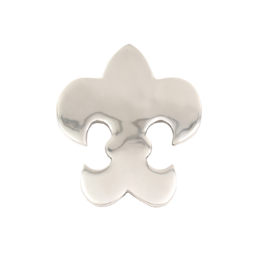 Liberta-Maison Fleur de Lis Σουβέρ 19x16x2cm Αλουμίνιο Ασημί 016955