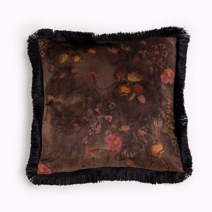 Liberta - Maison FLORES Diakosmitiko Maxilari Beloudino Polyester Poluxromo 45x45cm 017179
