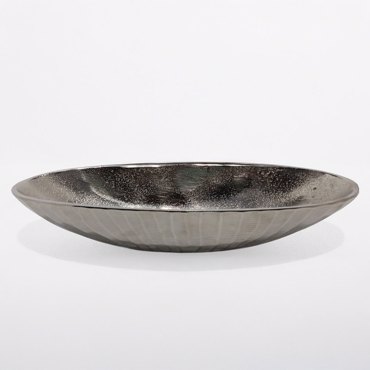 Liberta - Maison CIOTO Μπωλ Αλουμινίου Ασημί 37x15x8cm 017638