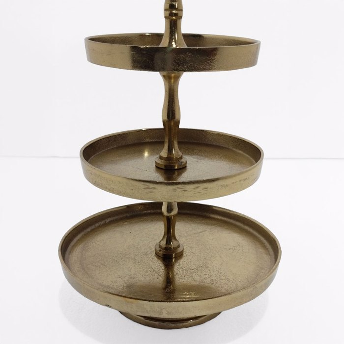 Liberta-Maison Servir Orntebiera 3 Epipeda 22x22x36cm Alouminio Xruso 017650