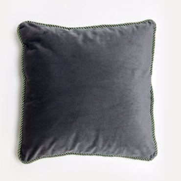 Liberta - Maison NUIT Διακοσμητικό Μαξιλάρι Βελούδινο Ανθρακί 45x45cm 018887